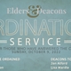 ORDINATION SERVICE FOR DEACONS AND ELDERS